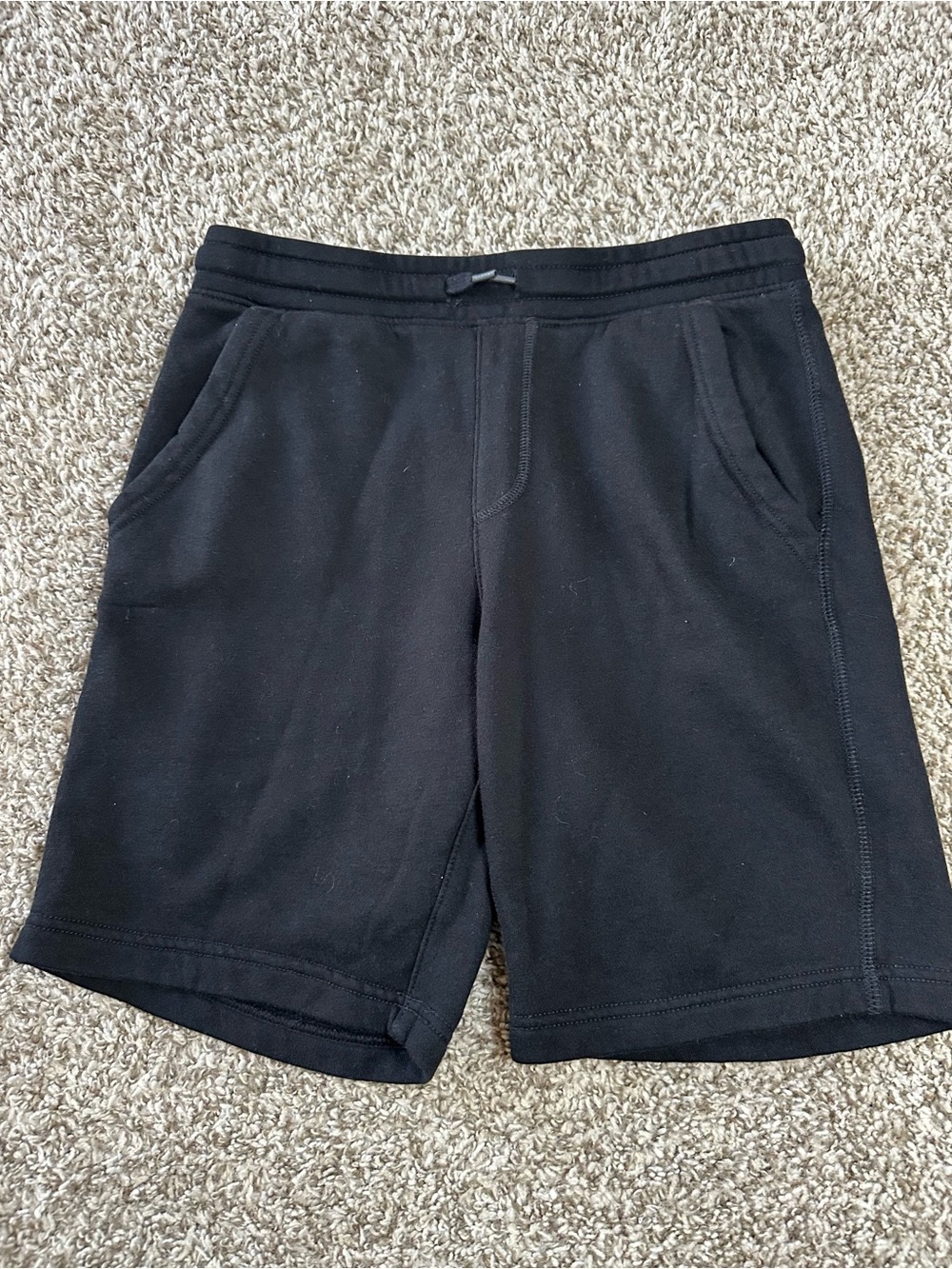 Black Old Navy Black Pull-On Cotton Shorts- size XL boys